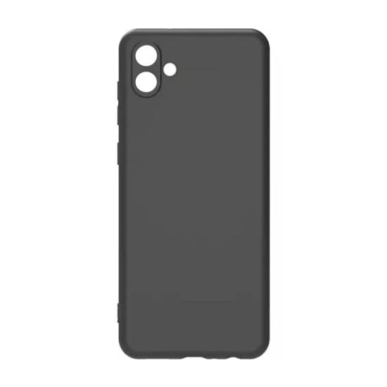 Capa de Silicone com Moldura de Câmera para Samsung Galaxy A04e Preto